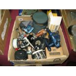 Fishing Reels- Master Caster, Garcia Mitchell 306, D550 Intrepid, Daiwa & others.