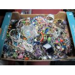 A Mixed Lot of Assorted Costume Jewellery:- One Box