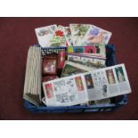 Quantity of 1950's Cruise Ship Menus/ Typhoo cards/ trade cards in albums/ tins, among other items.