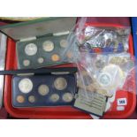 Trinidad and Tobago and Jamaica Coin Sets, collectors coins, medal, watches and silver chains:-