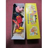 Pelham Puppet 'Mickey Mouse', complete with original yellow box.