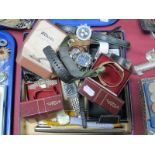 Assorted Ladies and Gents Wristwatches, including Rotary, Pulsar, Casio, modern pocketwatch etc:-