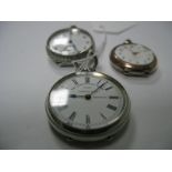 Dawson & Son; "The Observatory Watch" Fob Watch, together with two further fob watches (damages). (