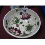 A Moorcroft Pottery Bowl decorated with the Bramble Revisited design by Alicia Amison, shape 711/