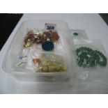 A Collection of Assorted Beads, including unmounted, faceted, tanzanite etc.