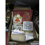 XIX Century Scraps and Cards, in album, seals in monograms album, valentines, sentimental, Christmas