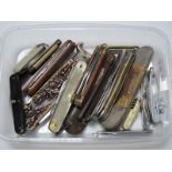 A Collection of Assorted Folding Pocket Knives, including 1937 Coronation Souvenir, Scout Knife,