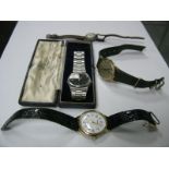 Seiko, Sekonda, Limit and another wristwatch. (4)