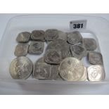 USA One Dollar, 1886; Bailiwick of Guernsey ten shillings coins, commemorative etc.