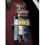 Monopoly, Vinesque, Coronation Street, wooden play blocks, other games etc:- Four Boxes