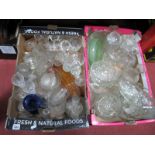 Assorted Glassware, including vases, bowls, stemware etc:- Two Boxes
