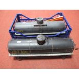 Two Spectrum (Bachmann) "G" Scale Eight Wheel Tanker Wagons "Union Tank Car Co." U.T.L.X. 10058, "