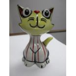 Lorna Bailey - Goggles the Cat, limited edition 12/1 in this colourway.