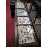 Two Framed Cigarette Cards, Film Stars, John Player & Sons and framed cigarette cards, Famous Film