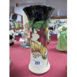 A Moorcroft Pottery Vase, decorated with the Anna Lily design by Nicola Slaney, shape 159/8,