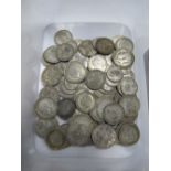 Assortment of Pre 1947 G.B Coinage, including shillings, half crowns and florins, approximately 973g