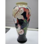 Moorcroft Pottery 'Valley Gardens' Vase, designed by Emma Bossons, 20.5cms high.