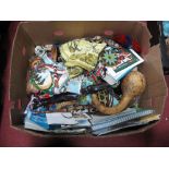 Quantity of South African Tourist Pieces, to include postcards, dolls, beadwork:- One Box