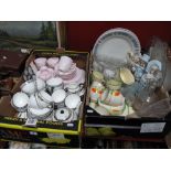 A Quantity of Chelson China Tea Wares, patterns 3570 and 3374, a Tuscan china tea service on pink