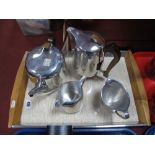 Picquot Ware Four Piece Tea Service, with original boxes and tray.