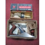 Wooden Woodworkers Bench Plane, Marples Mortise Gauge. (2)