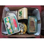 A Quantity of Mid XX Century and Later Tins and Associated Items, including Co-op/Keiller sweet