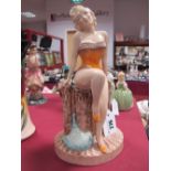 Peggy Davies Ceramic Sculpture, of Marilyn Monroe, 24,5cms high.