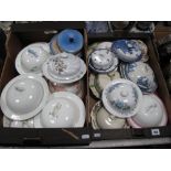 A Collection of Approximately Twenty Muffin Dishes, Victorian and Later examples noted.