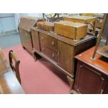 1920's Mahogany Sideboard, on cabriole legs.