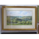 Basford: 'Darley Dale Oaker and Beyond', Oil on Board, signed and dated '88 lower left, 33 x