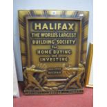 Art Deco Moulded "Halifax Building Society" Wall Plaque.