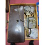 Griffin & Tatlock Ltd Balance Scales, mottled brown bakelite base (unchecked for completeness),