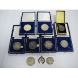 Silver Medallions - British Railways Staff Association, weight lifters, javelin etc:- (10)