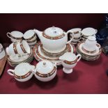 A Quantity of Wedgwood 'Chippendale' China Tea and Coffee Dinnerwares, (approximately thirty seven