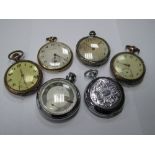 Ingersoll, Grosvenor, "Torpedo Lever" and Other Assorted Pocketwatches.