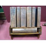 Asprey & Co Small Collection of Leather Bound Volumes, Gazetteer, English Quotation and Proverbs,