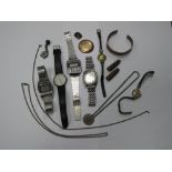Sur, Seiko, Casio, Ingersoll and Other Ladies and Gent's Wristwatches, chains, mourning brooch,