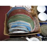 Spode 'Old Country Rose', Foley, Minton 'Brocade' and Other Plates:- One Box