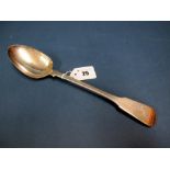 A Hallmarked Silver Fiddle Pattern Basting Spoon, CC, London 1827, initialled "H", 120grams.