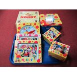 Six Pieces of Royal Worcester, with a 'Noddy' theme, including two snack tray/ plate/ cup and other,