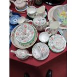 Minton Haddon Hall Table Ware, of approximately thirty-six pieces, to include fruit bowl, teapots.