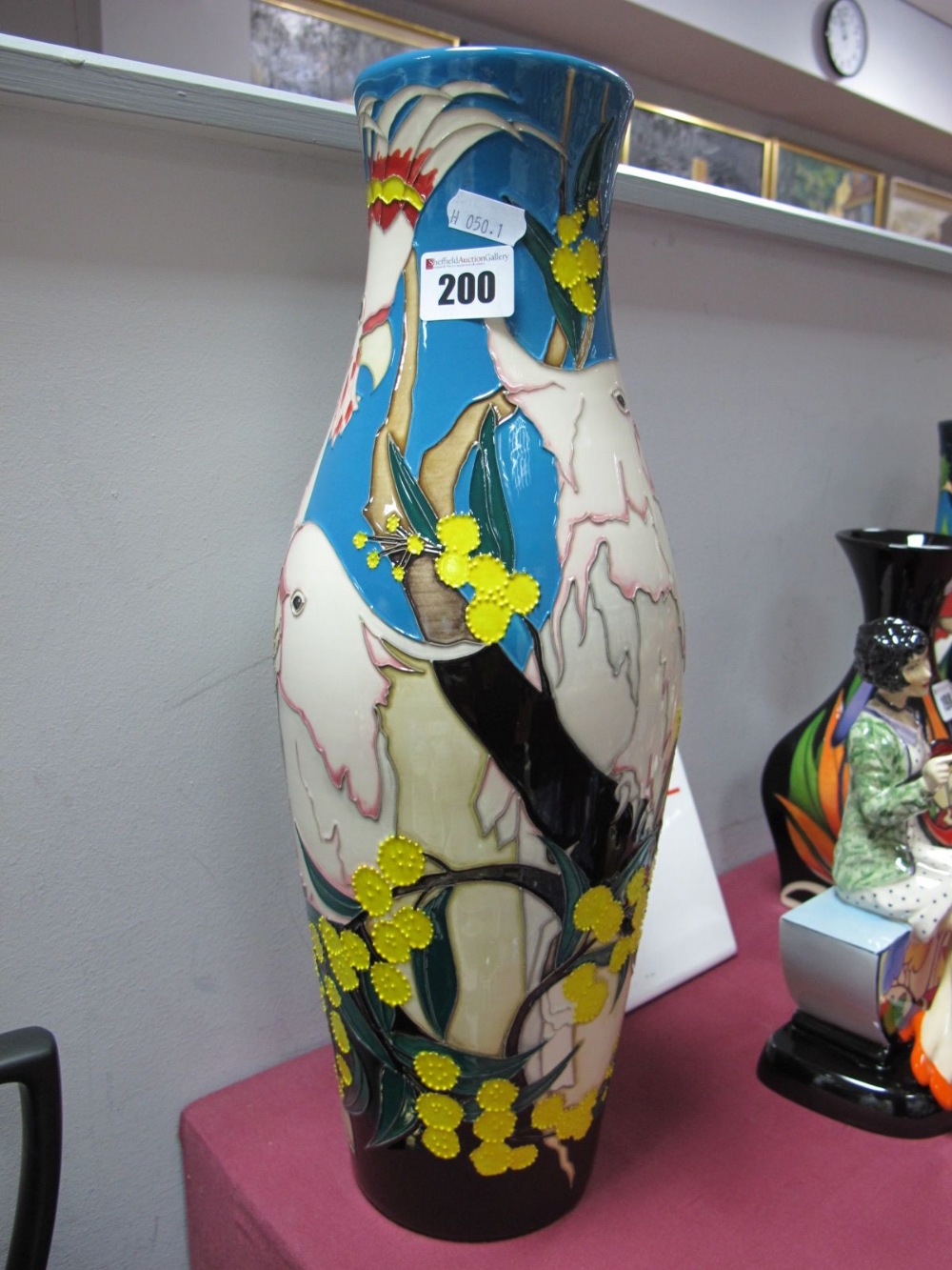 A Moorcroft Pottery Vase, decorated with the Major Mitchell (Trial) design by Vicky Lovatt, shape