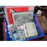 Pat Rooney 1937 Pencil Sketch Study of a Pianist, H.O Wills John Player-Sons cigarette albums,