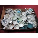 Midwinter 'Spanish Garden' Dinner ware, designed by Jessie Tait, and other assorted pottery:- One