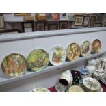 ASet of Twelve Wedgwood, Wind in The Willows Cabinet Plates.