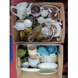 Meakin, Eastgate, Tropique and Midwinter Assorted Pottery:- Two Boxes