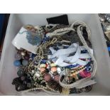 A Mixed Lot of Assorted Costume Jewellery:- One Box