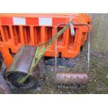 An Early XX Century Cast Iron Garden Roller, with applied plaque, T.Green and Son Limited, Leeds and