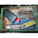 Horn Handled Knives and Forks, Community plate, fruit servers, other cased and loose cutlery, entree