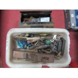 Wood Plane, chisels, wire brush, other tools, etc:- One Box